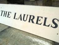 Stone Hand-Engraved Name Plaque
