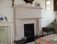 Traditional stone fire surrounds