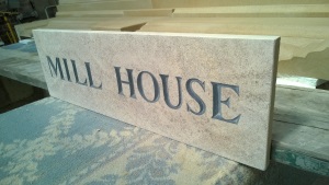 Natural Stone Sign - Mill House